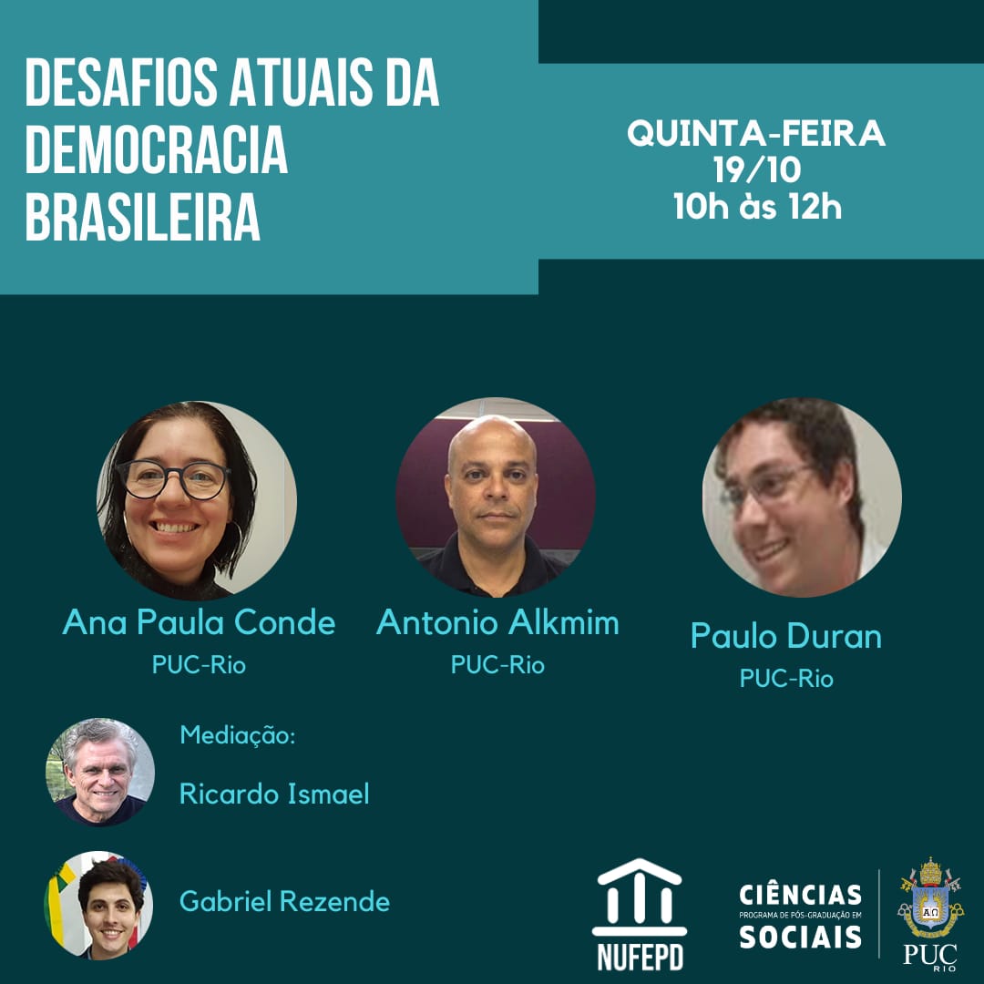 19/10/2023 - Desafios atuais da Democracia Brasileira