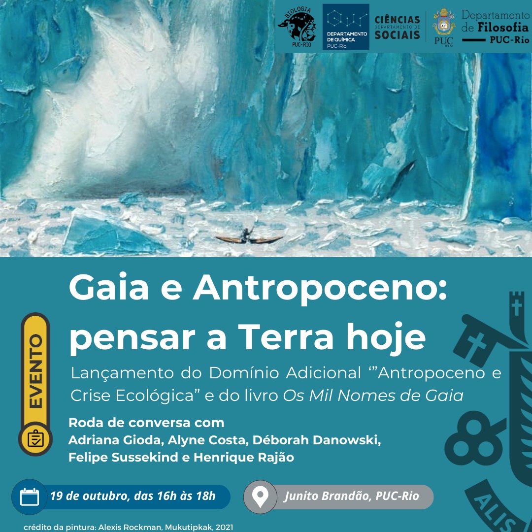 19/10/2023 - GAIA E ANTROPOCENO: PENSAR A TERRA HOJE