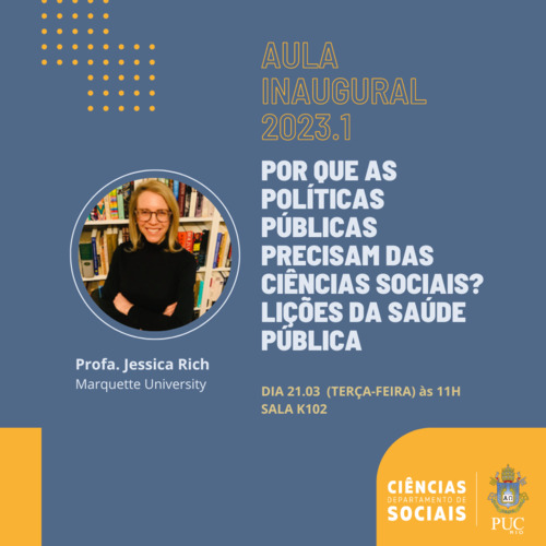 21/03/2023 - Aula Inaugural - Por que as Políticas Públicas precisam das Ciências Sociais