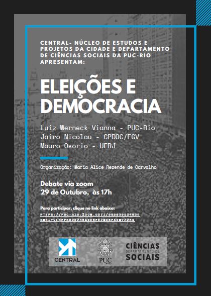 29/10/2020 – Debate: Eleições e Democracia