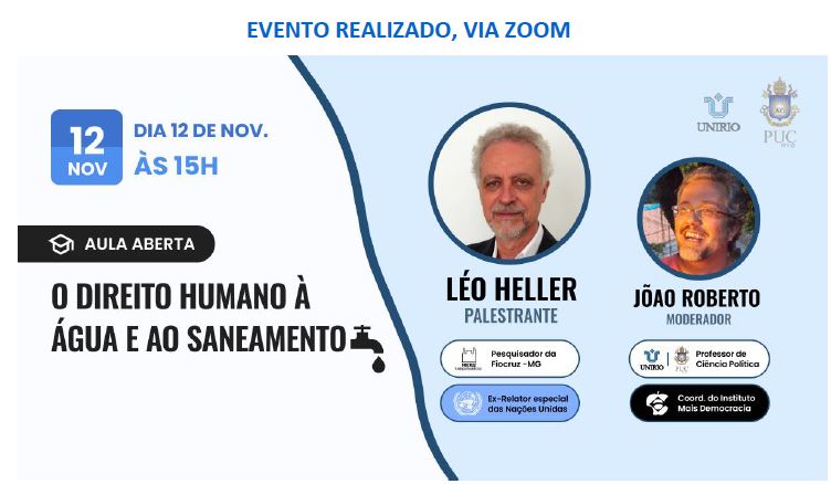12/11/2021 - O Direito Humano à Água e ao Saneamento