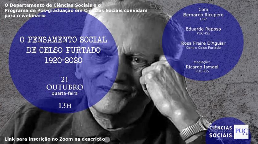 21/10/2020 - O Pensamento Social de Celso Furtado (1920-2020)