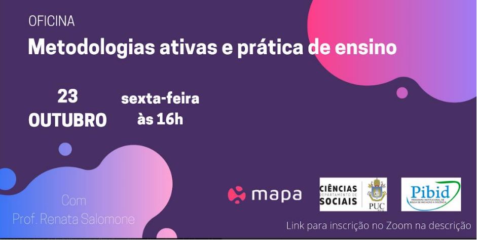 23/10/2020 - Oficina: Metodologias Ativas e Prática de Ensino