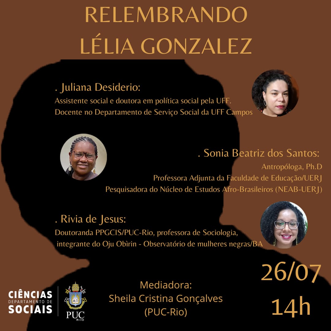 26/07/2021 - Relembrando Lélia Gonzalez