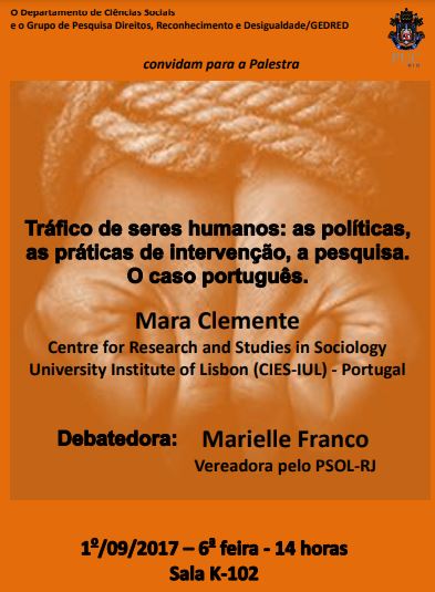 01/09/2017 – Tráfico de seres humanos: as políticas, as práticas de intervenção, a pesquisa. O caso português.